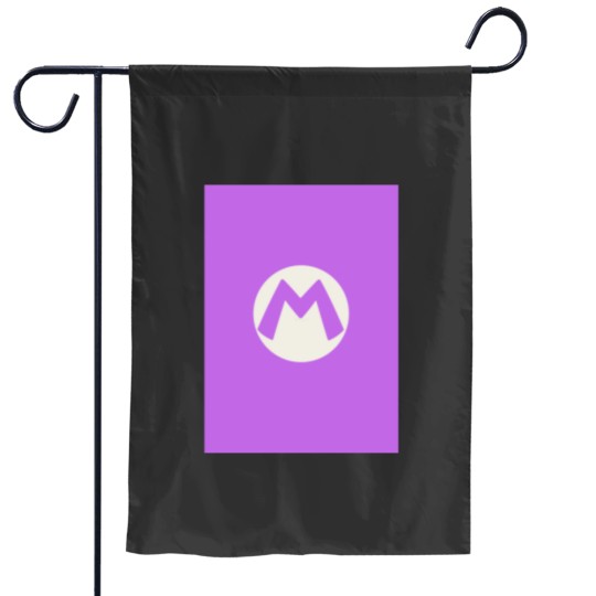Discover letter m purple Graphic Garden Flags