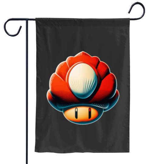 Discover red shell gaming Garden Flags