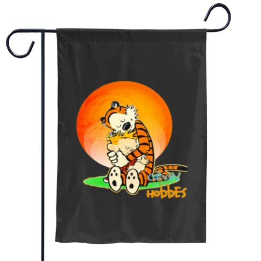 Discover calvin and hobbes Garden Flags