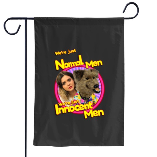 Discover NORMAL MEN INNOCENT MEN alternative version Garden Flags