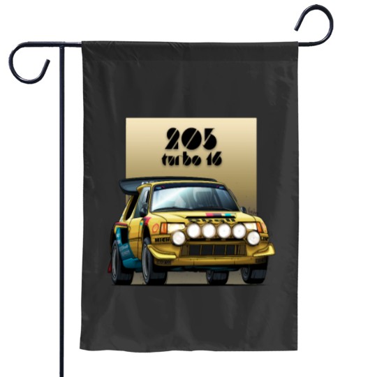 Discover Rally 205 T16 Group B Garden Flags