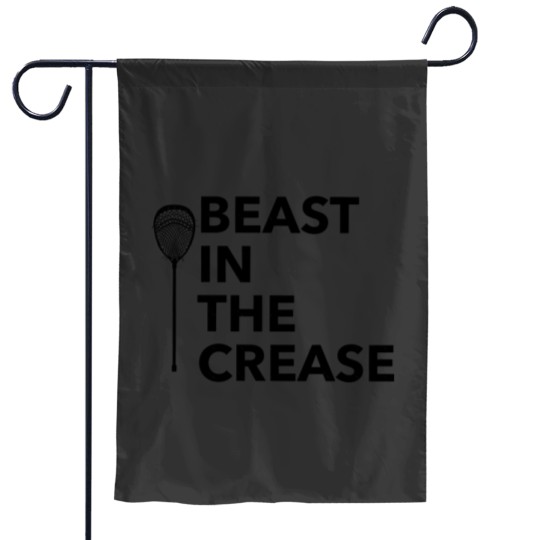 Discover Lacrosse Goalie Beast In The Crease Garden Flags