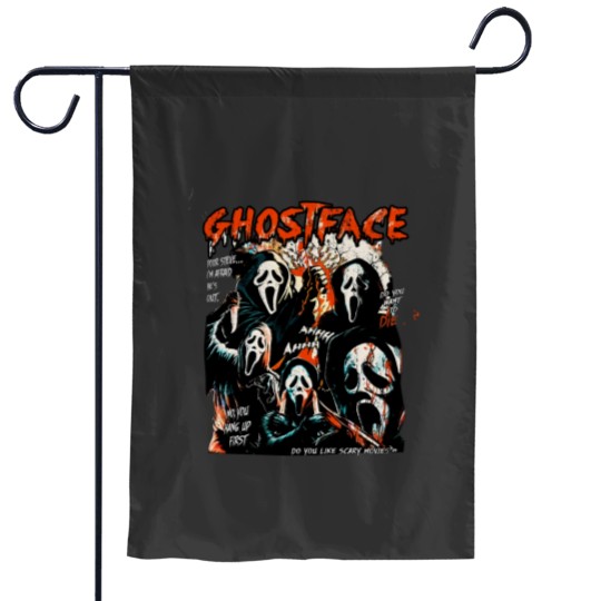 Discover Scream Splatter Garden Flags