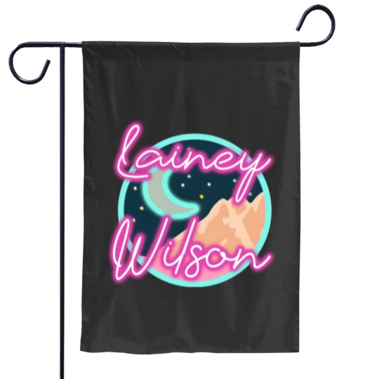 Discover Lainey Wilson Cowboy Neon Garden Flags