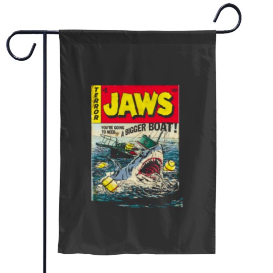 Discover Jaws 1 Edition Comic Book Cover Garden Flags