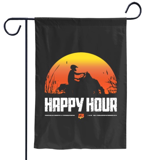 Discover Happy Hour Sunset Braydon Price MerchEEssential Garden Flags