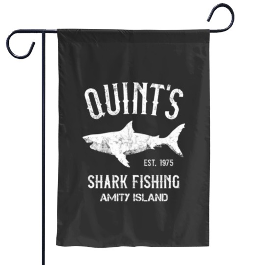 Discover Quints Shark Fishing Amity Island 1975 Essential Garden Flags