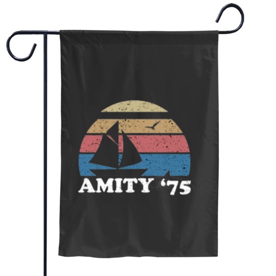 Discover Amity 75 The Summer of Great White Shark Jaws Garden Flags