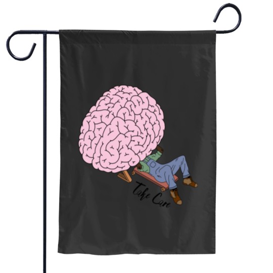 Discover Mental Health Take Care Garden Flags
