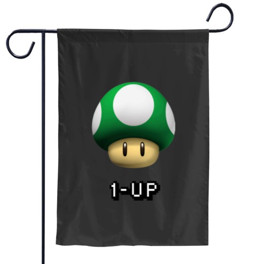 Discover 1 Up Shroom Essential Garden Flags
