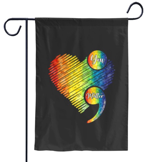 Discover suicides Awareness Prevention Mental Health Awareness Garden Flags