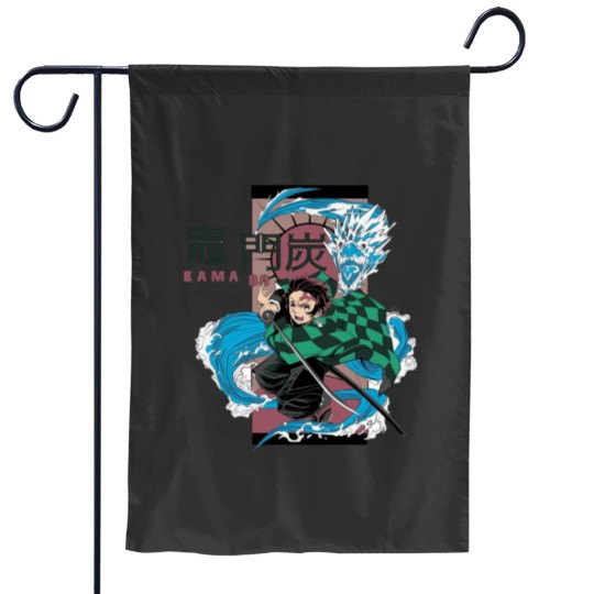 Discover tanjiror kamado Garden Flags