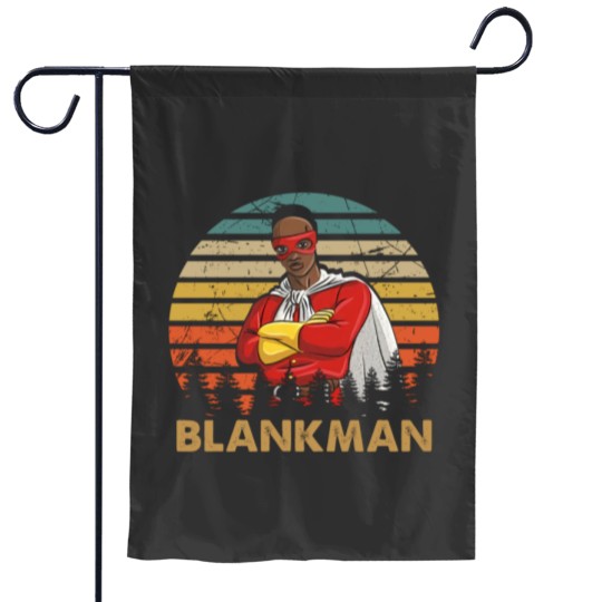 Discover Graphic super hero back man Garden Flags