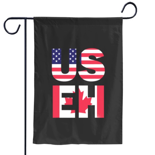 Discover US EH American Canadian Funny Meme Quote Garden Flags