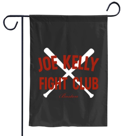 Discover Vintagess Distressed Red Tee Joe Kelly Fight Club Shirt for Boston Fans Essential Garden Flags