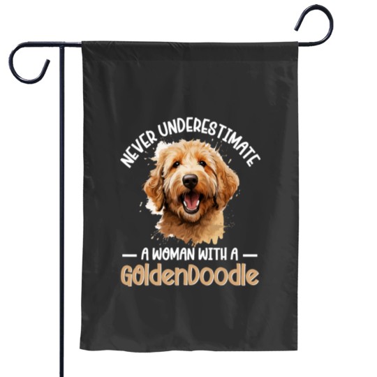 Discover Goldendoodle Dog Breed Pet Never Underestimate A Woman Garden Flags