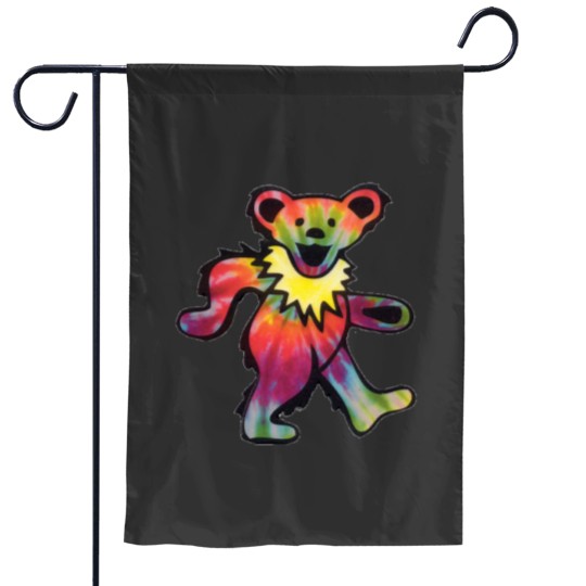 Discover Colorful dancing bear Garden Flags