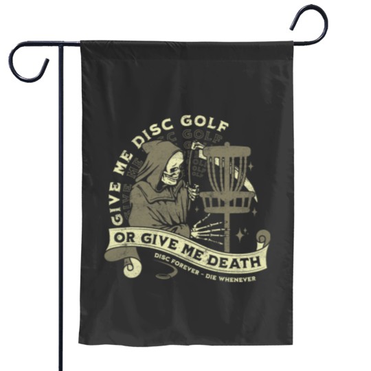 Discover Disc Golf Give Me Disc Golf Funny Sarcastic Halloween Garden Flags
