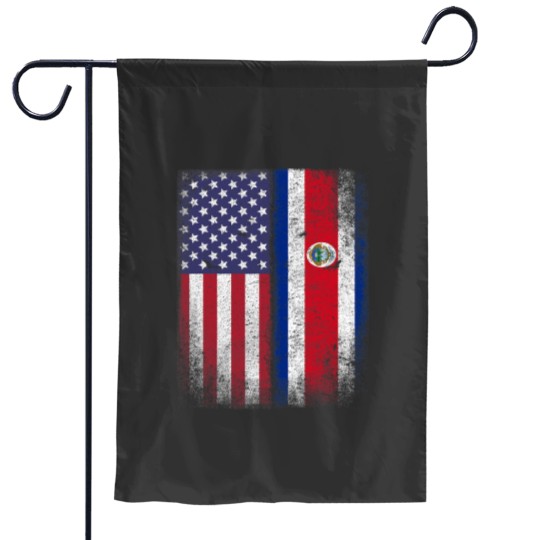 Discover Costa Rican American Flags Costa Rica Usa Gift America Garden Flags