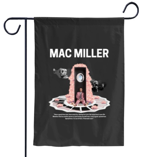Discover Mac Miller Self Care Vintage Garden Flags