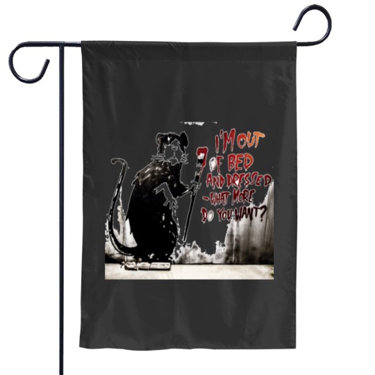 Discover Banksy Painting Rat Street Art Garden Flags