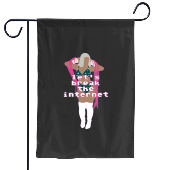 Discover Break the Cyber Net Garden Flags