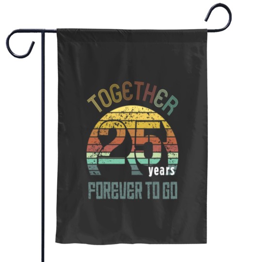 Discover 25th Years Wedding Anniversary Gifts For Couples Matching Garden Flags