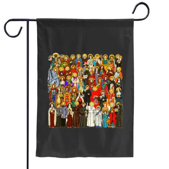 Discover Saints, All saints, Catholic Saints Garden Flags