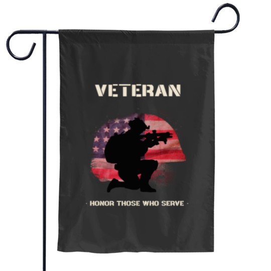 Discover VETERAN HONOR THOSE WHO SERVE Garden Flags