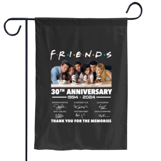 Discover Friends 30th Anniversary 1994 - 2024 Thank You Garden Flags