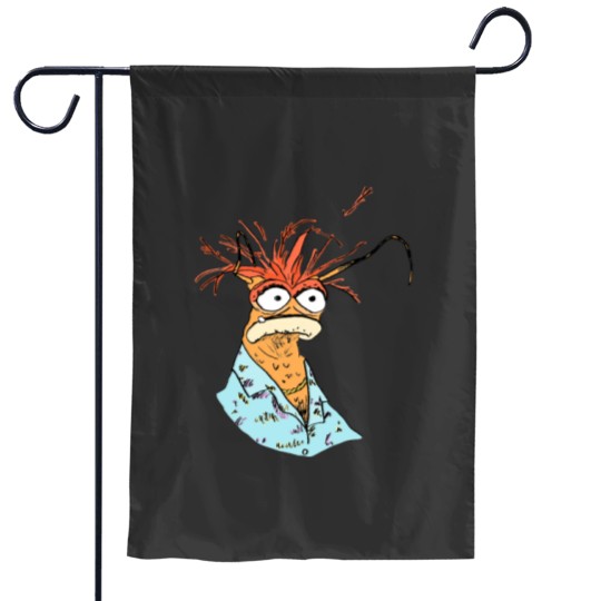 Discover pepe the king prawn. Garden Flags