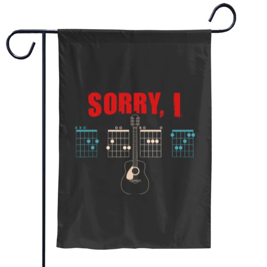 Discover Funny Guitar Message Chords Idgaf Guitarist Chord Garden Flags