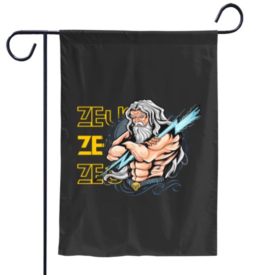 Discover Zeus stylish cool T shirt Garden Flags