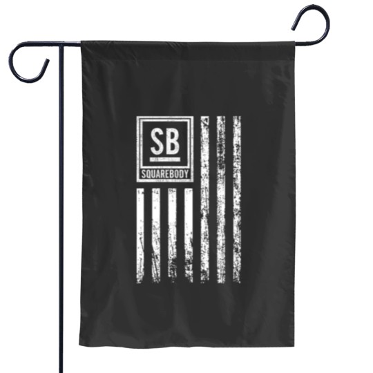 Discover squarebody truck c10 usa flag squarebody nation Garden Flags