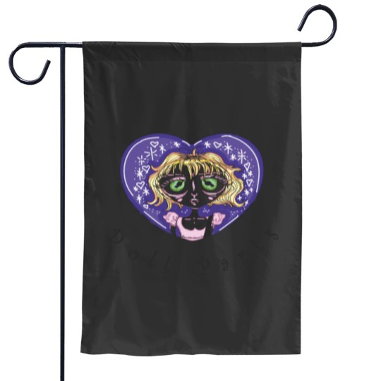 Discover Courtney Love Hole Doll Parts Fanart ! coloured version Garden Flags