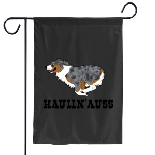 Discover HAULIN AUSS blue merle Garden Flags