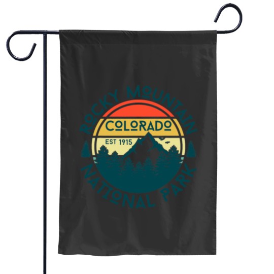 Discover Rocky Mountain National Park Colorado Hiking Nature Outdoors Garden Flags