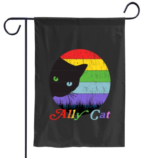 Discover Ally Cat Pride LGBTQ Garden Flag
