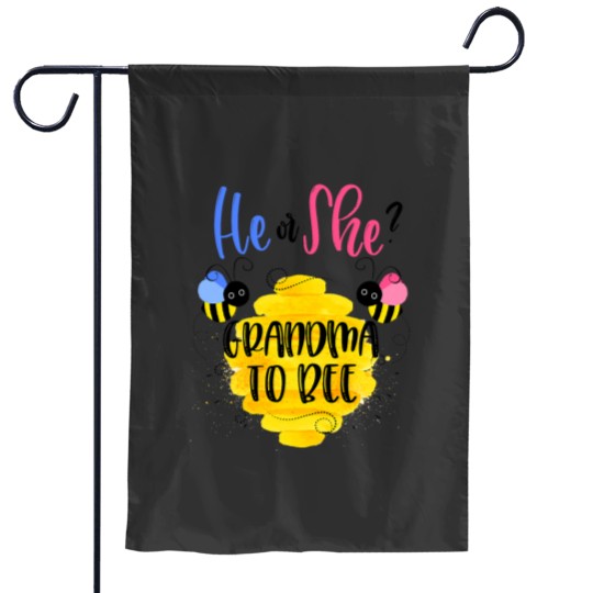 Discover Gender Reveal What Will It Bee Shirt He or She Grandma Tee Garden Flags