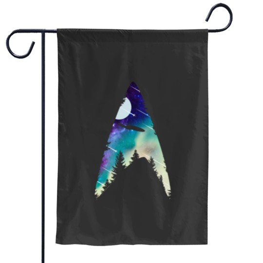 Discover The Next Generation Starfleet Galactic Insignia Garden Flags