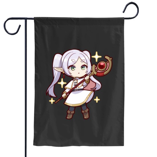 Discover Frieren - Frieren Chibi Garden Flags
