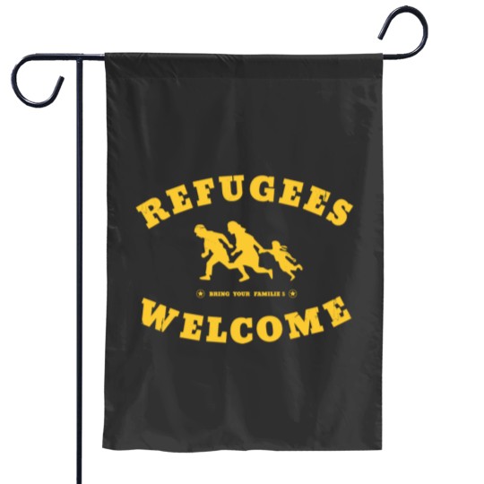 Discover Refugees Welcome Garden Flags