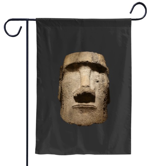 Discover Easter Island Moai Statue Monolith World Mystery Garden Flags