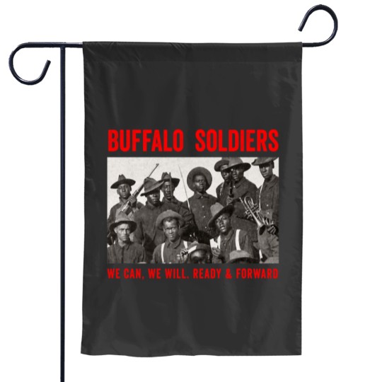 Discover Buffalo Soldiers 9th and 10th Cavalry African American Heros Garden Flags