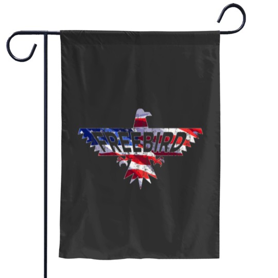 Discover LyricLyfe Tee FREE BIRD BY RONNIE VAN ZANT ALLEN COLLINS Garden Flags