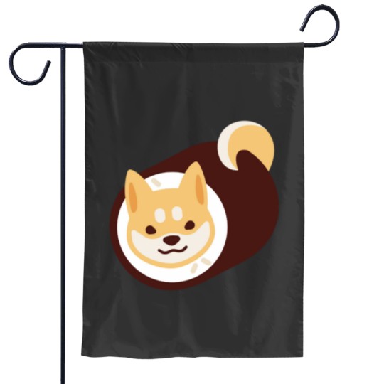 Discover Shibetto the sweet Shiba Inu as a maki roll Garden Flags