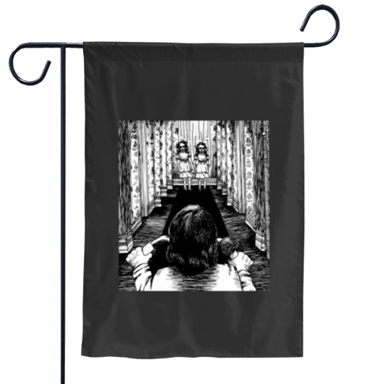 Discover Danny Torrence And The Grady Twins 1 Garden Flags