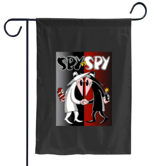 Discover Spy vs Spy in Action Garden Flags