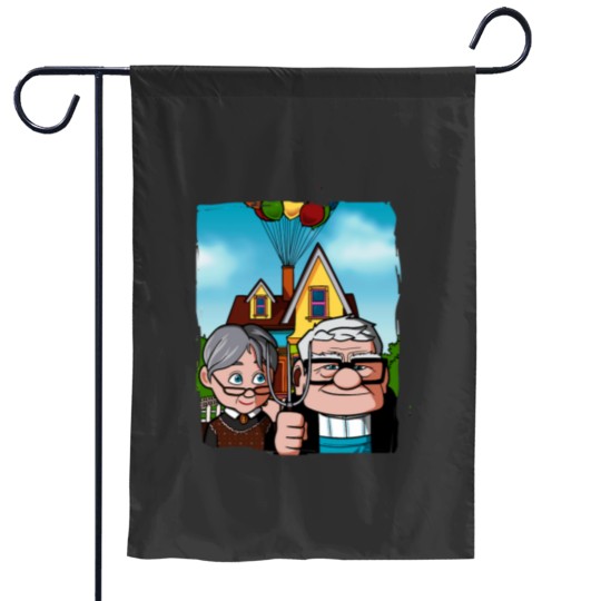 Discover Up. Carl Ellie Carl and Ellie Garden Flags