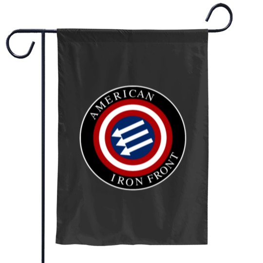 Discover American Iron Front Large Emblem Shirt Garden Flags